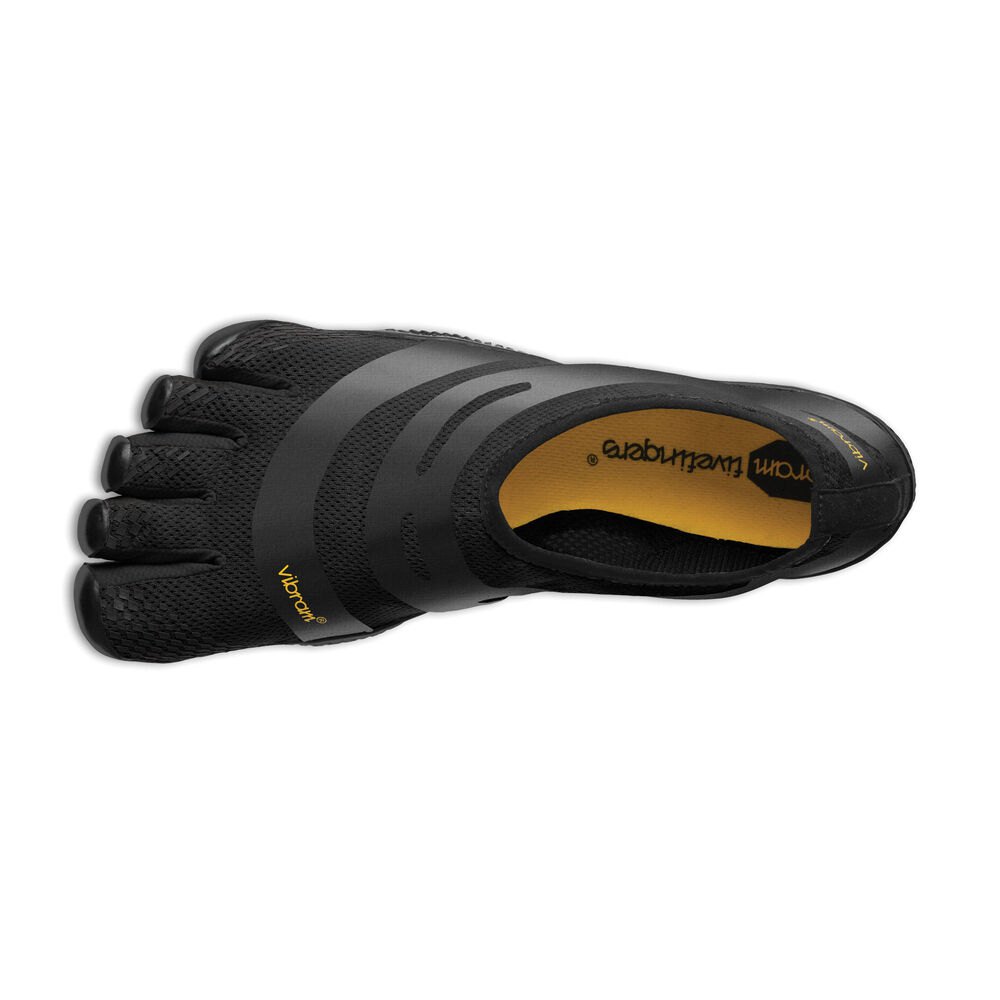 Vibram Five Fingers Mens Training Shoes - Black - EL-X - 97105-UQDZ